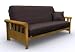 Renaissance Wood Metal Futon Frame Full Medium Oak