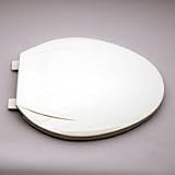 White Elongated Toilet Seat Plastic
