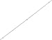 Ladies Cable Anklet with Four Round Bezel Set 0.09cttw