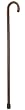 Duro-Med Men's Standard Deluxe Wood Cane, Walnut