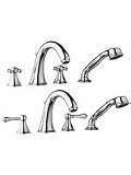 Grohe Geneva 25506000 Roman tub filler