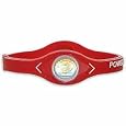 Power Balance Bracelet Wristband Red w/ White Lettering, Size MEDIUM