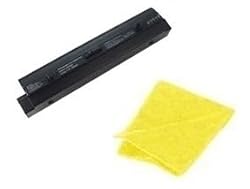 Laptop Replacement Battery for select IBM, Lenovo model Laptops / Notebooks / Compatible with IBM Lenovo S10, S10, IdealPad Lite S9, IdealPad Lite S10, L08C3B21 ( 6 Cells, 4400 Mah ) - Includes Soft Nonporous Microfiber Cleaning Cloth