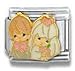Clearly CharmingThe Lord Bless You and Keep YouPrecious Moments Italian Charm Bracelet Link