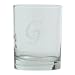 Script Monogram Double Old Fashioned Set - G