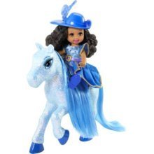 Mattel Barbie and the Three Musketeers Mini Kelly Doll - Blue