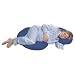 Leachco Original Snoogle Total Body Pillow Color: Navy