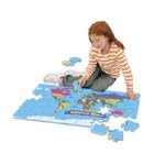 World Foam Map Puzzle by Educational Insights