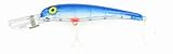 Manns Magnum 40 Dives to 40' 14 8oz Blue Back Mylar - Manns Bait Co Mag40-77M, Fishing Lures & Lure Kits