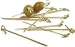 50 Count Bamboo knot Picks
