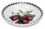 Portmeirion Strawberry Fair Earthenware 8Inch Soup Bowl, Set of 6