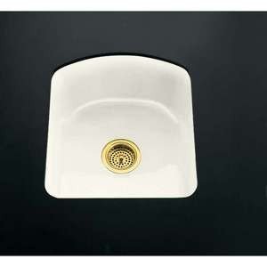 KOHLER Rectangle Cast Iron Undermount Bar Sink 5848-2U-KA