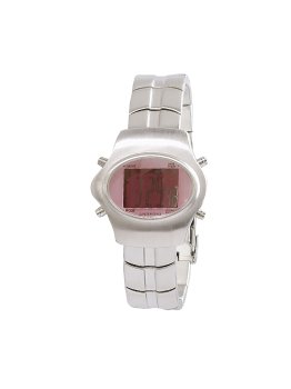Android Pioneer Red Digital Dial Polished Finish Unisex Watch, Android Watches, Mens Watches,Mens Android Watches