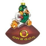 NCAA Oregon Ducks Glass Mascot Football 6