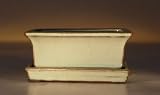 Bonsai Boy's Rectangle - Glazed Green<br>5.0x4.0x2.2