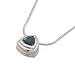 Trillion Cut London Blue Topaz Pendant Necklace