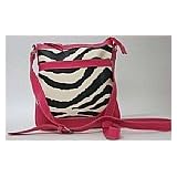 Zebra Stripe Crossbody Messenger Bag Purse (Apparel)