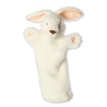 Childrens Toyshop  Used : Long Sleeved White Rabbit Hand Puppet