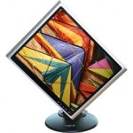 GNR TG906HW 19 Height Adjustable Hardglass TFT LCD Monitor 2000:1 - Silver/Black Bezel