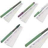 Kendall DEVON Surgical Skin Markers, 160-RL Regular Tip, Labels, Flexible Ruler, 25/bx
