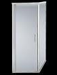 Basco Infinity Shower Enclosure INFN-1715CUS-LK-GD. 72''xCustom, Silk Glass, Gold, Glass