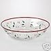Pfaltzgraff Winterberry Set of 4 Etched Glass Pasta/Salad Bowls