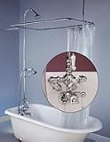 Strom Plumbing Tub Wall Mounted Shower Enclosure P0890PC Chrome