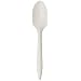 Daxwell A10000585 White Polypropylene Medium Weight Teaspoon (Case of 1000)