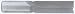 C1052 CARBIDE TIP 1 FLUTE STRAIGHT CNC ROUTER BIT 1/2 DIA X 1-1/4 CL X 1/2 SHANK USE ON CNC ONLY