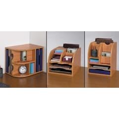 3-Way Radius Front Desktop Corner Organizer