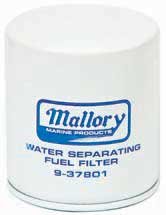 Mallory Marine 9-37801 Fuel Water Separator Filter