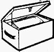 Buddy Products 515-32 King-size insulated steel security box, platinum, 12-3/4w x 8-3/8d x 6-1/2h