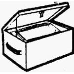 Buddy Products 515-32 King-size insulated steel security box, platinum, 12-3 4w x 8-3 8d x... by Buddy