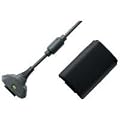 Kit de Juega y Carga Negro Xbox360