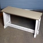 Leisure Accents Patio Bench, 36 in., Taupe