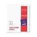 Legal Exhibit Dividers, Allstate Style, 8.5"x11", 51-75 Side Index Tab, White AVE01703