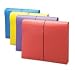 Smead Antimicrobial File Wallet, 2-Inch Expansion, Letter Size, Blue/Purple/Red/Yellow, 4 per Pack (77290)