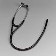 3M Littmann Stethoscope Binaurals for Litmman Stethoscopes, 28 inch, Black tube, Black eartips