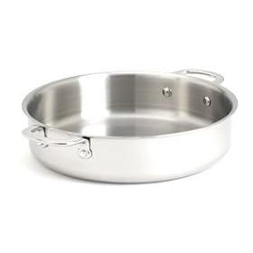 Cuisinox POT330ENT-GLS 11.8 Inch Entree Pan with Glass Cover
