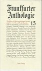 Frankfurter Anthologie, Bd.15