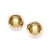 14k Yellow 10 mm Ball Friction-Back Stud Earrings