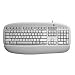 PC Hardware : Logitech Deluxe Keyboard weiss OEM 967446-1102 Tastatur PS/2 103 Tasten MS W95 D