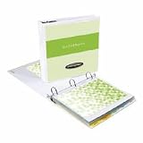 Wilson Jones 80290 D-ring Extended Cover Vinyl View Binder, 3 capacity, White
