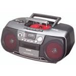 Aiwa CD/Cassette Boombox with Digital Tuner (CSD-TD901)