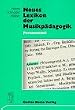 Neues Lexikon der Musikp�dagogik. Sachteil /Personenteil: Neues Lexikon der Musikp�dagogik, Personenteil