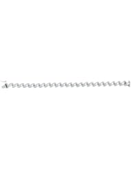 Silver Rhodium Plated 7.25" Polish 9mm San Marco