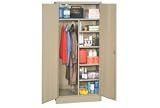 Combination Industrial Storage Cabinet 36x18x78 Tan