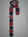 NEW YORK METS Team Logo CHRISTMAS BALL ORNAMENTS (12 pack) in Candy Cane Shaped Display Package