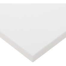 Glass-Mica Ceramic Sheet, Opaque White, 1/8" Thickness, 4" Width, 4" Length (Pack of 1)