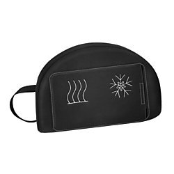 Fellowes(R) Mini Heat And Soothe Back Support, Black